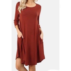 Long Sleeve T Dress